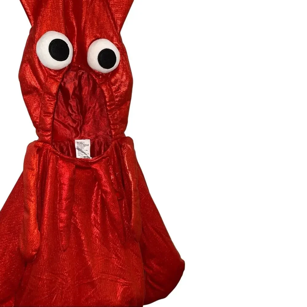 Baby Squid Costume Red Plush Halloween 12-18 Months NWT Cute‎